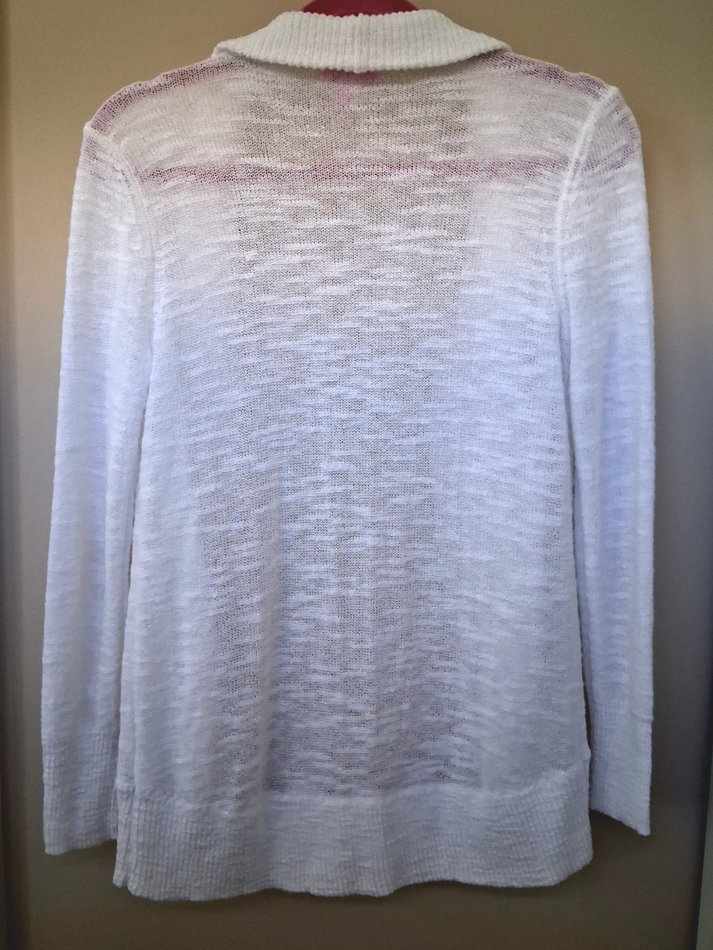 Lilly Pulitzer Amalie Resort  White Open-Front Lightweight Cardigan NWOT Small - Picture 5 of 8
